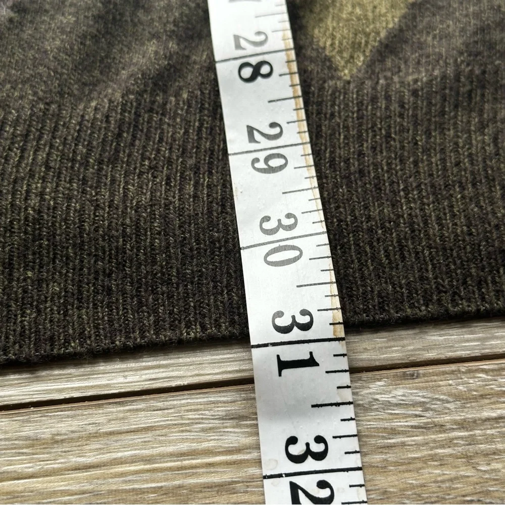 Dockers Mens Diamond Knit Pullover Crew Neck Sweater‎ Tan Green 2XL